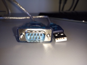 An example of an USB-Serial cable using CH340 chipset